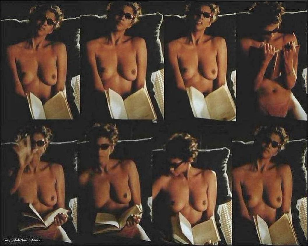 15P nubian actress Halle Berry in sexy lingerie and topless