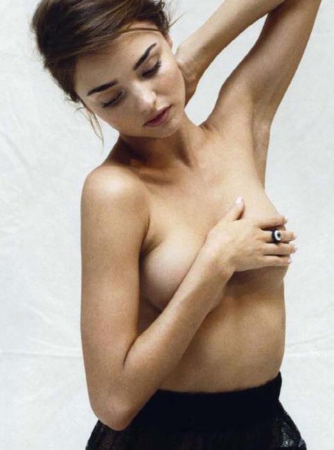 16P Miranda Kerr cover topless and expose sexy ass