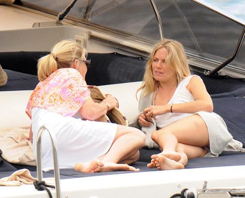 15P Sienna Miller showing great tits by going topless