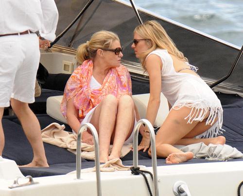 15P Sienna Miller showing great tits by going topless