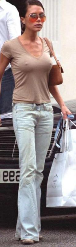 15P Celeb skinny babe Victoria Beckham amazing nude topless
