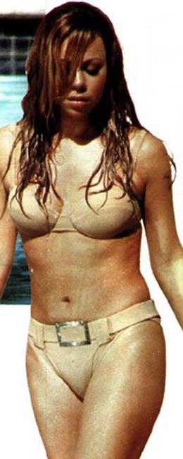 16P Mariah Carey opps shots of her nasty big boobs