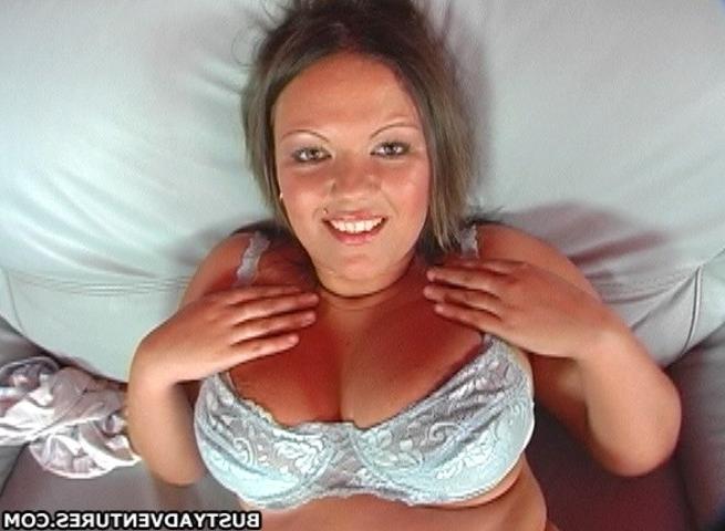 16P pretty ugly bitch gets her very big boobs creamed on
