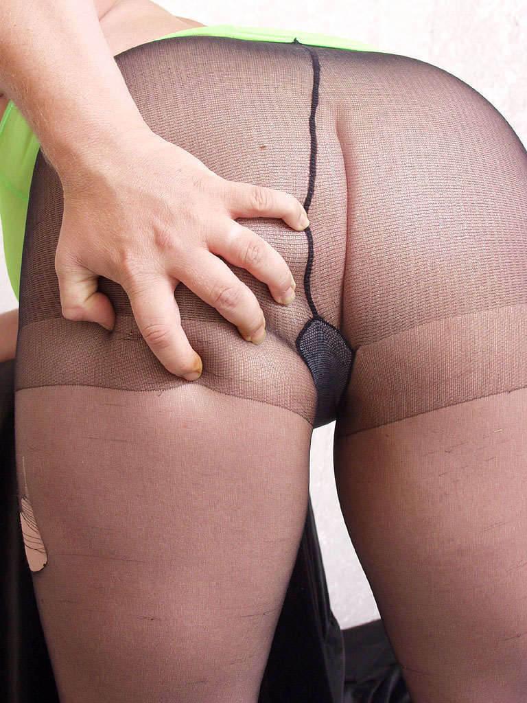 15P Sexy nylon pantyhose chubby honey