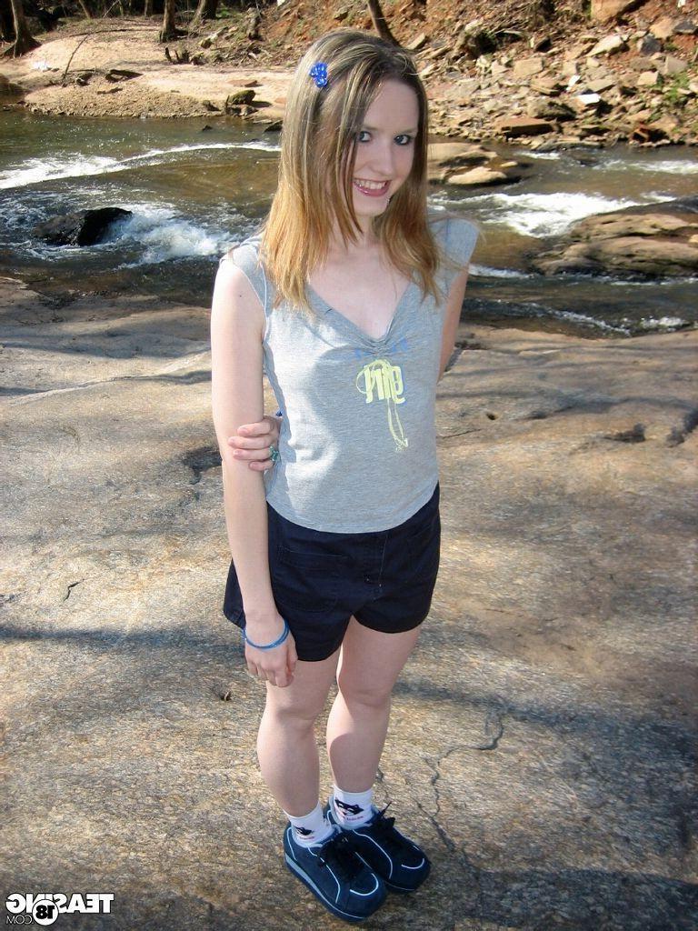 12P Cute next door petite teen girl