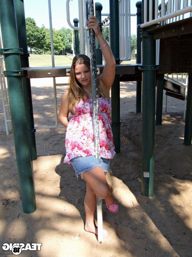 12P Cute and chubby teen girl exposed good