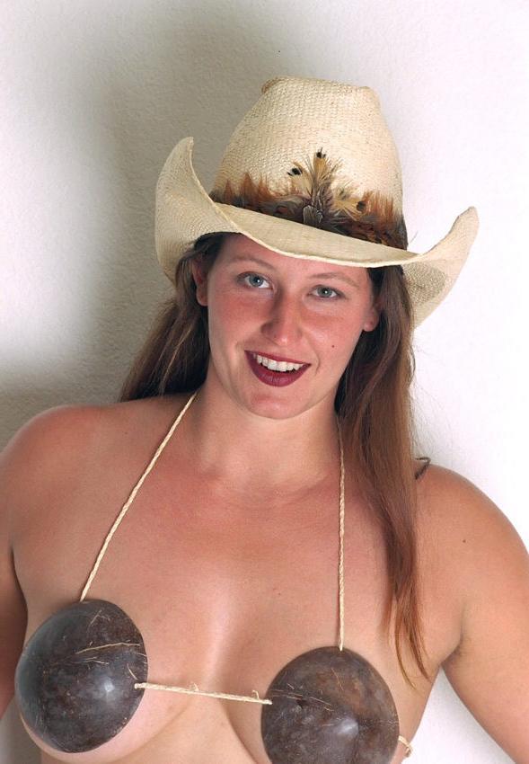 15P Fattie cowgirl showing chubby body
