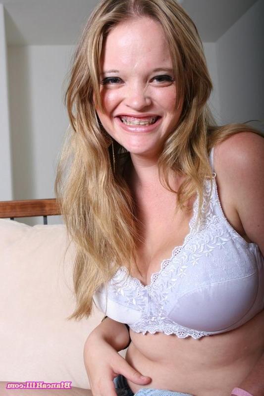 17P Chubby Bianca Hill strips and shows her massive tits