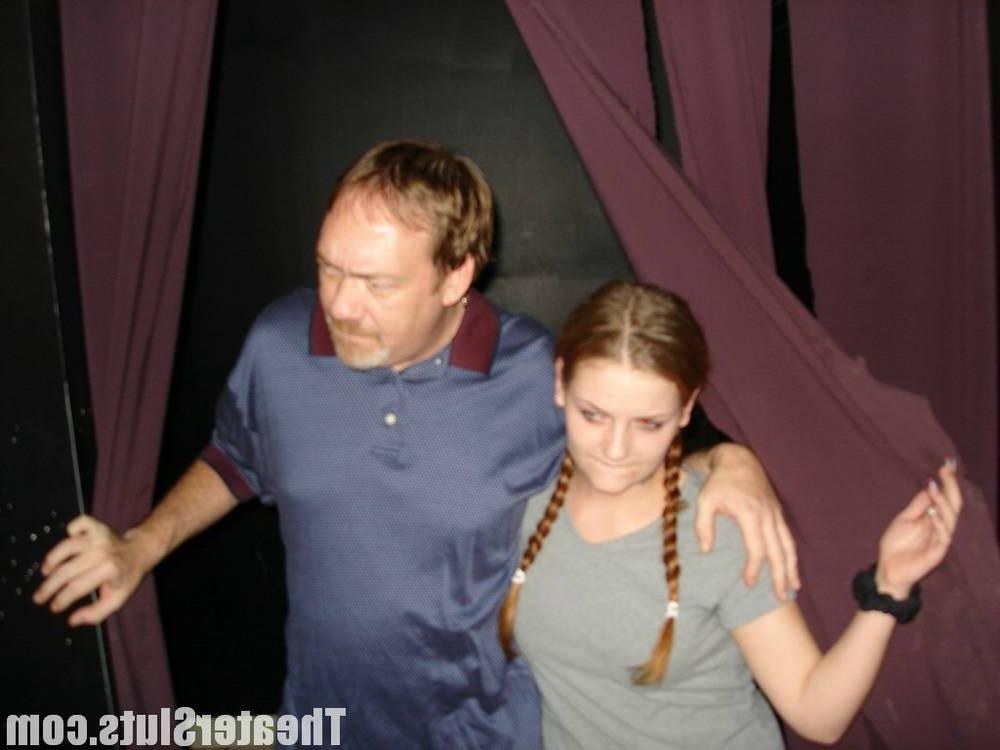 16P Stranger fuck a chubby teen in the movie theater