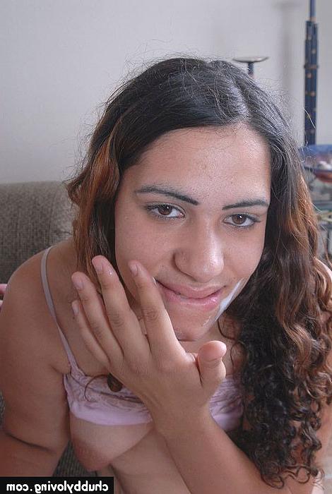 16P This chubby latina teen likes to squeeze every drop of cum out of it, I'm tellin