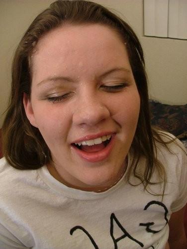 18P Chunky slut gets her face fucked