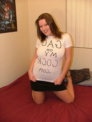 18P Chunky whore gags on his big cock