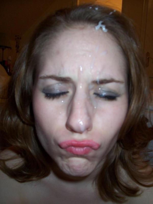 15P Horny Asian chick gets a load of jizz on her face