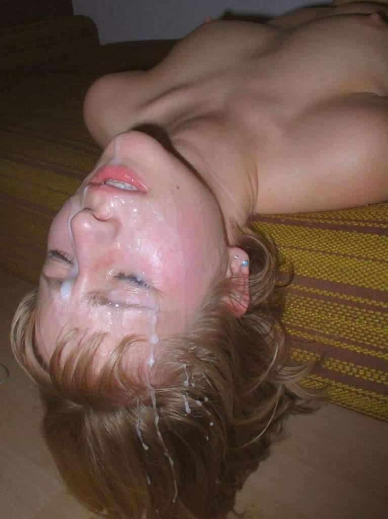 17P Pictures of hot jizz on bitches' faces