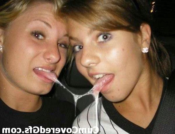15P Teen gfs get blasted with cum and jizz facials