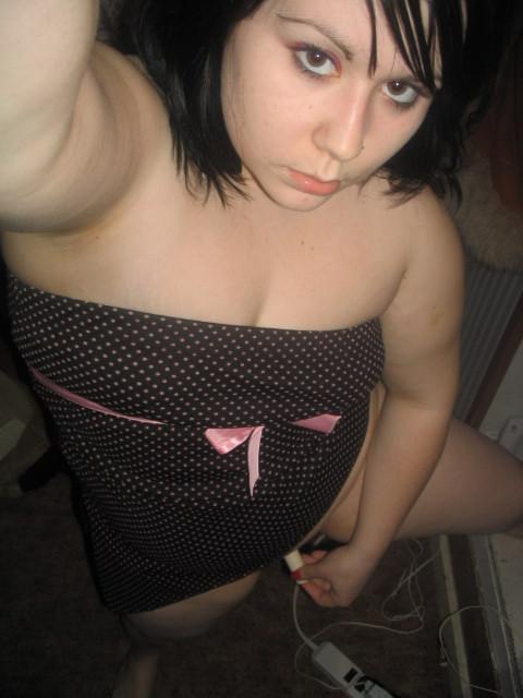18P Chubby chick plays with tits and fucks her pussy