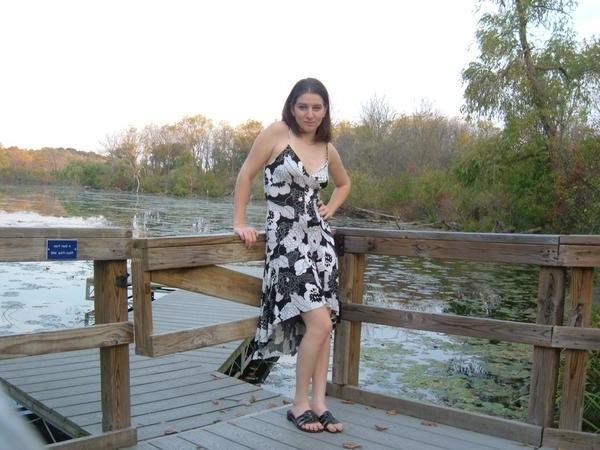 15P Cutie named Daniele posing and fingering her pussy