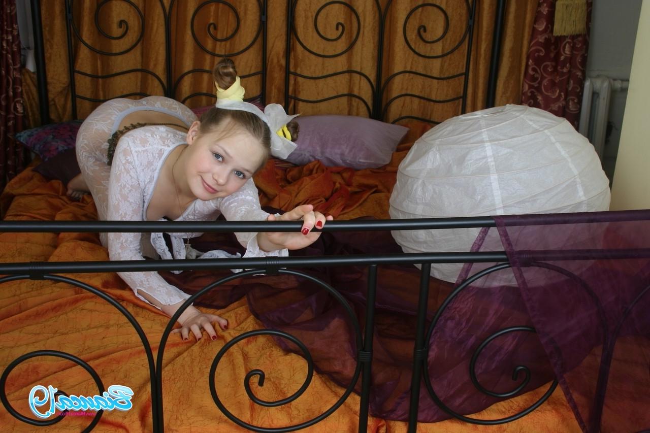 16P Cute nineteen year old in lace lingerie