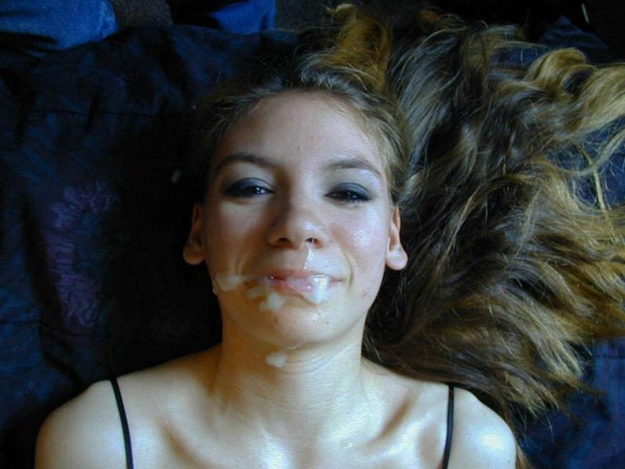 15P Teen amateur babes getting bathed in cum