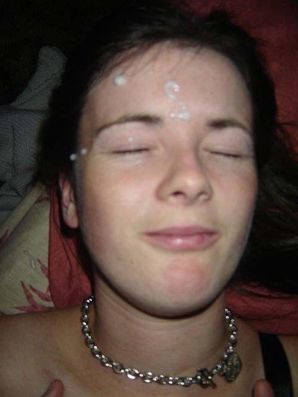 15P Teen girlfriends covered with messy jizz