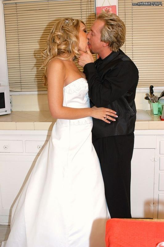 16P Busty bride Jessica Lynn gets fucked and facialed by a big dick