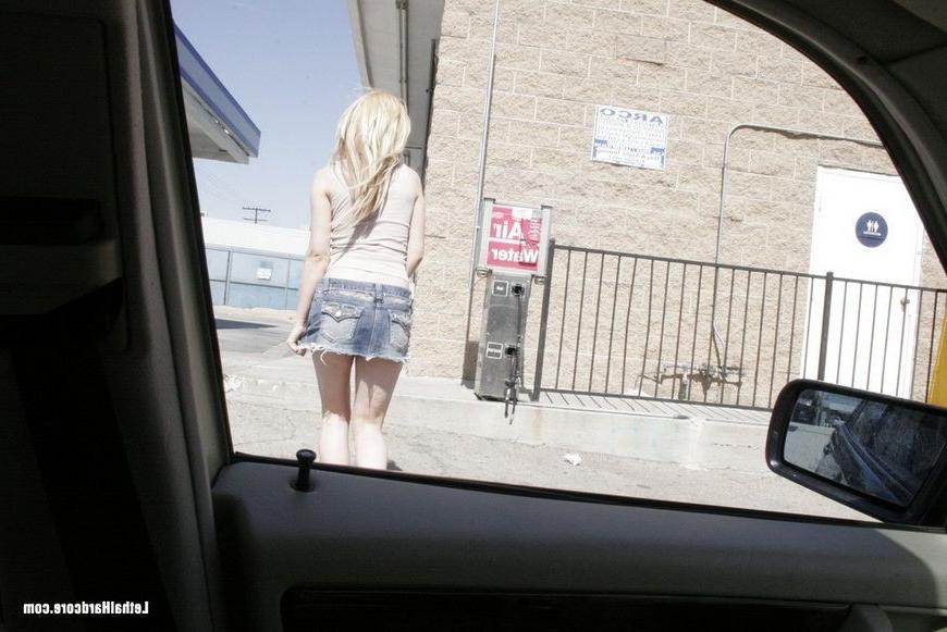 16P Holly Wellin enjoys huge cock gloryhole with cumshot