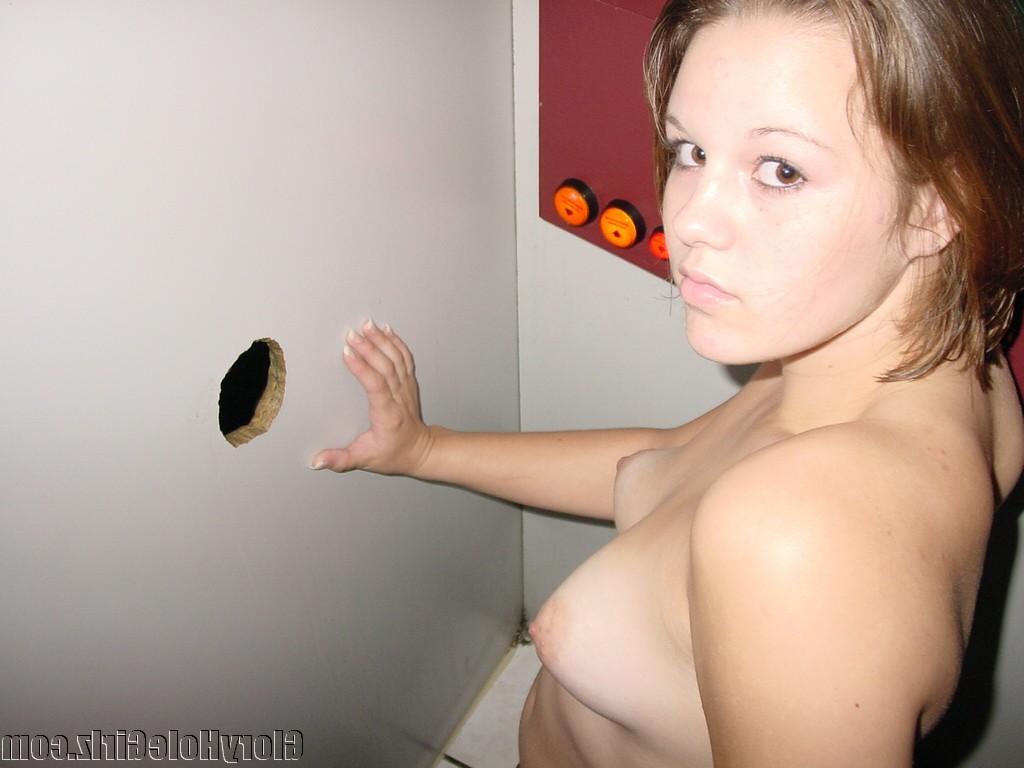 20P Babe sucking off total strangers cocks at gloryhole
