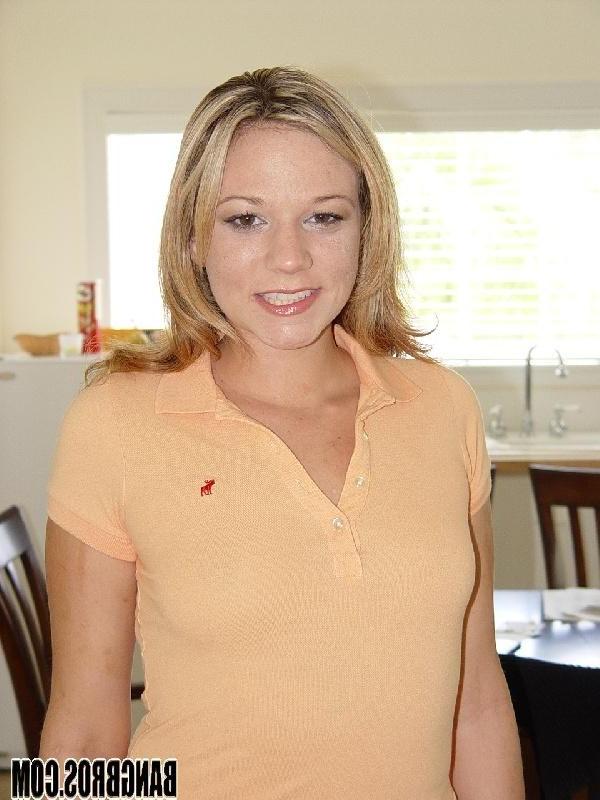 15P blondie comes in sucks on a monster dong and takes facial