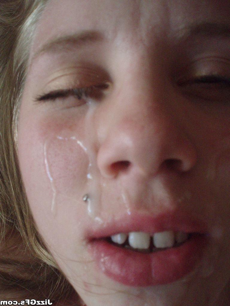 14P Chubby amateur teen girlfriend gets facial cumshot