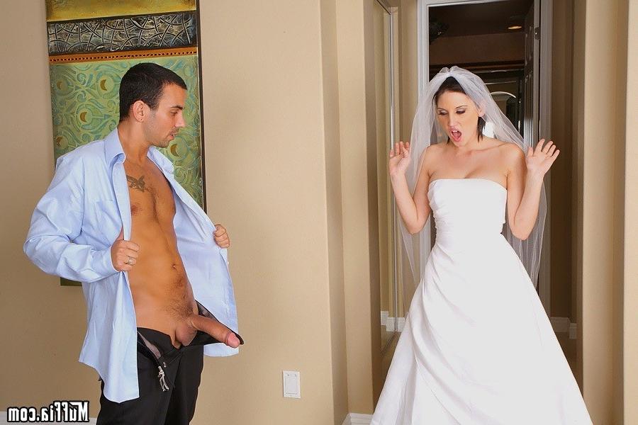 16P Horny bride gets one last good fuck in