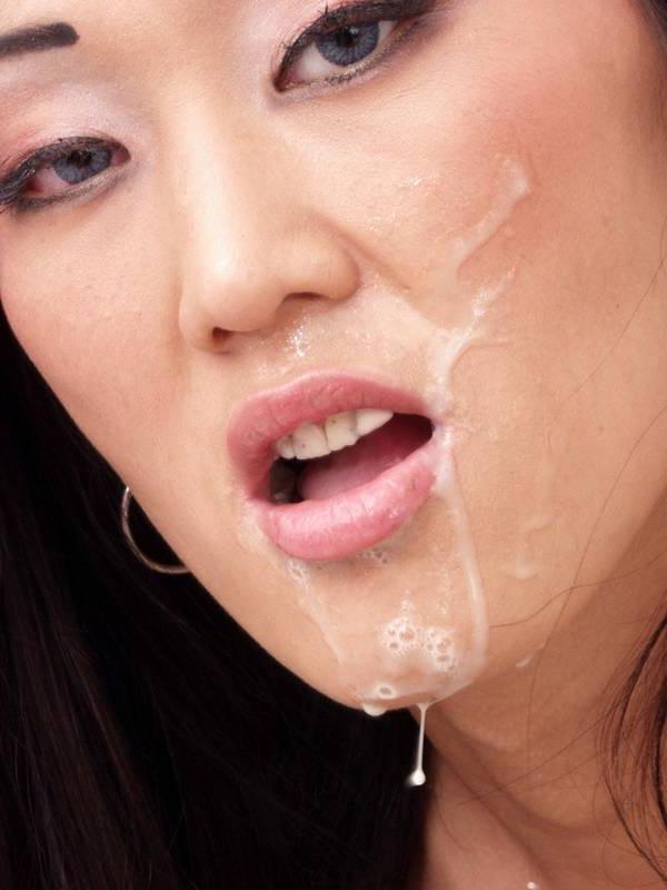 16P Asian juicy geisha takes facial sex and pussy fuck