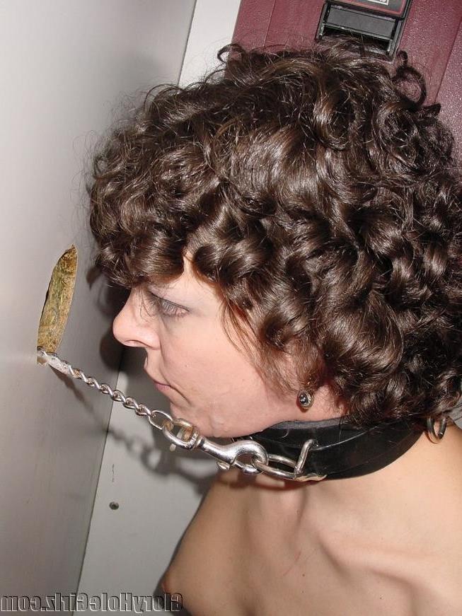 19P Sexy brunette gloryhole slut facialized by total strangers