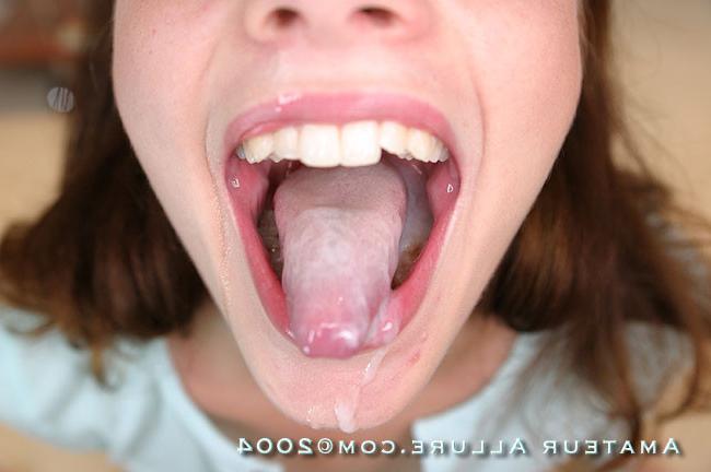 16P Slim young babe gets a mouthful of warm cum