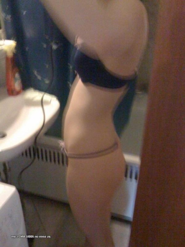 13P Cute brunette girlfriend posing for BF in sexy pics