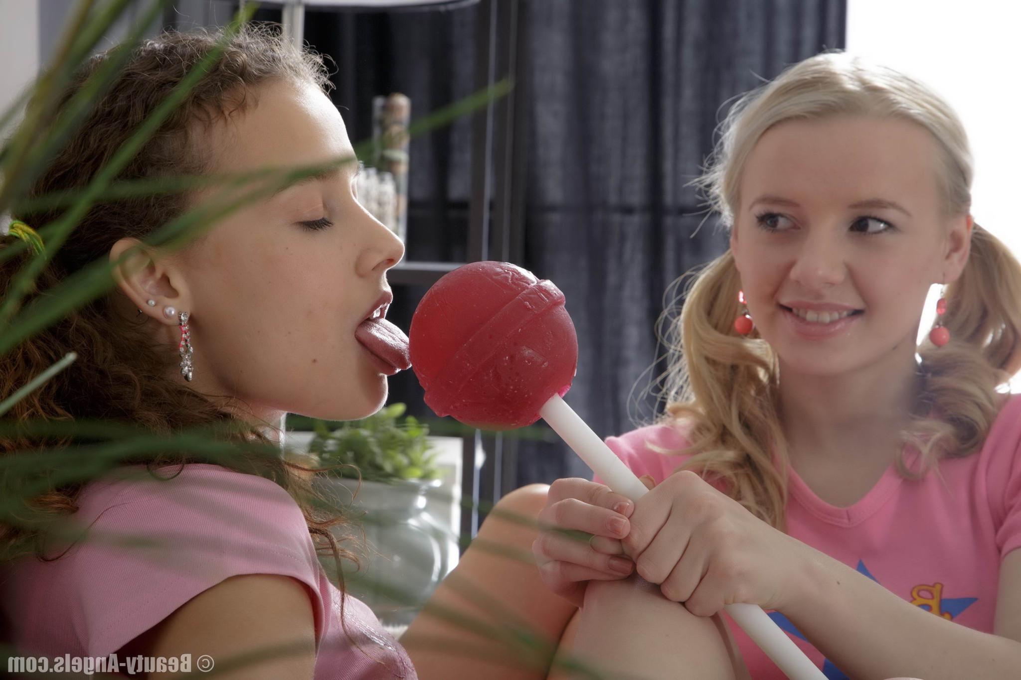 16P Cute teens in hot girlongirl action