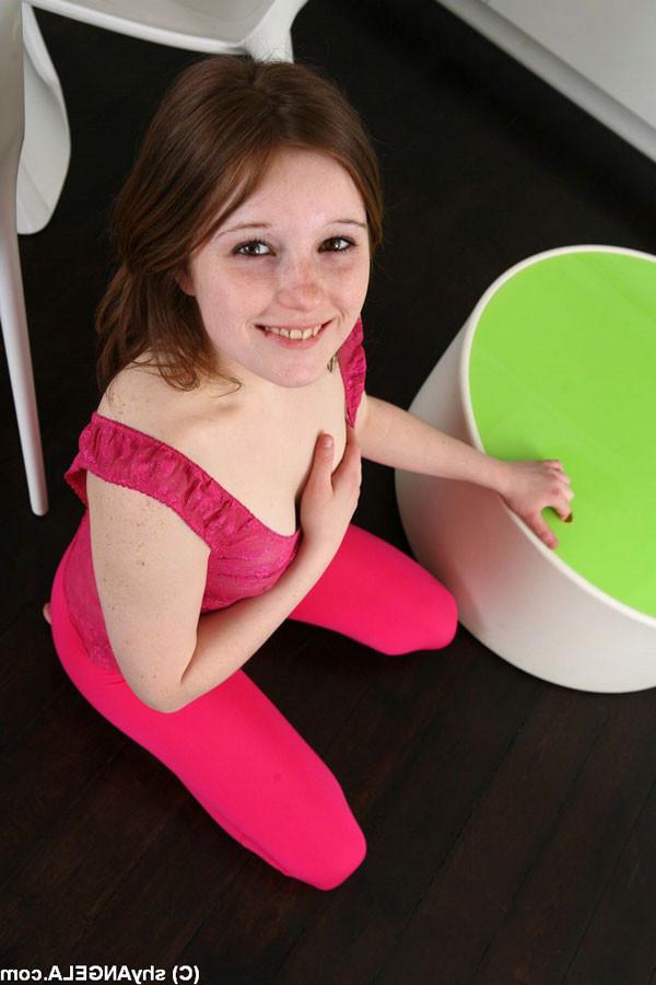 12P Petite teen cutie Shy Angela toying