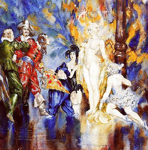 25P Painted Ero and Porn Art 13 - Norman Lindsay ( 2 )
