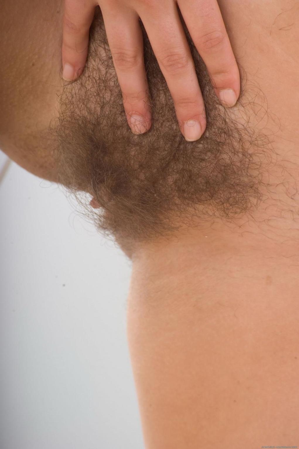 15P Hairy redhead amateur showing natural muff