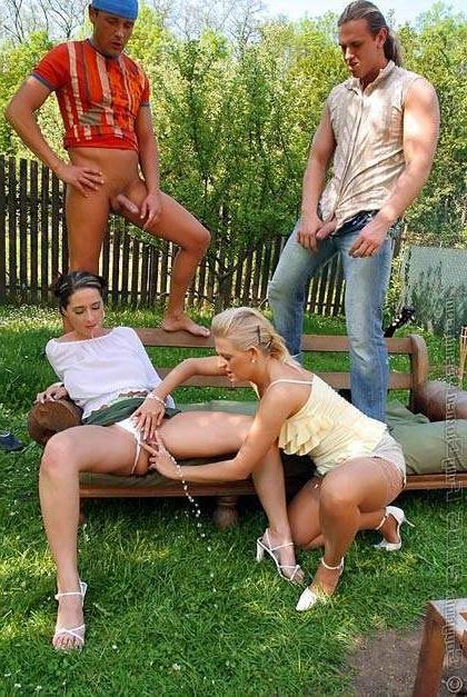 16P Group sex with piss play