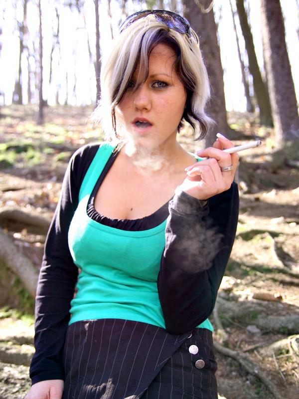 16P Outdoor Smoking BJ 