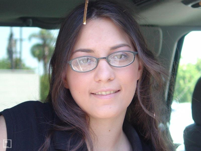 16P Shy brunette teen in glasses hardcore threesome fucking