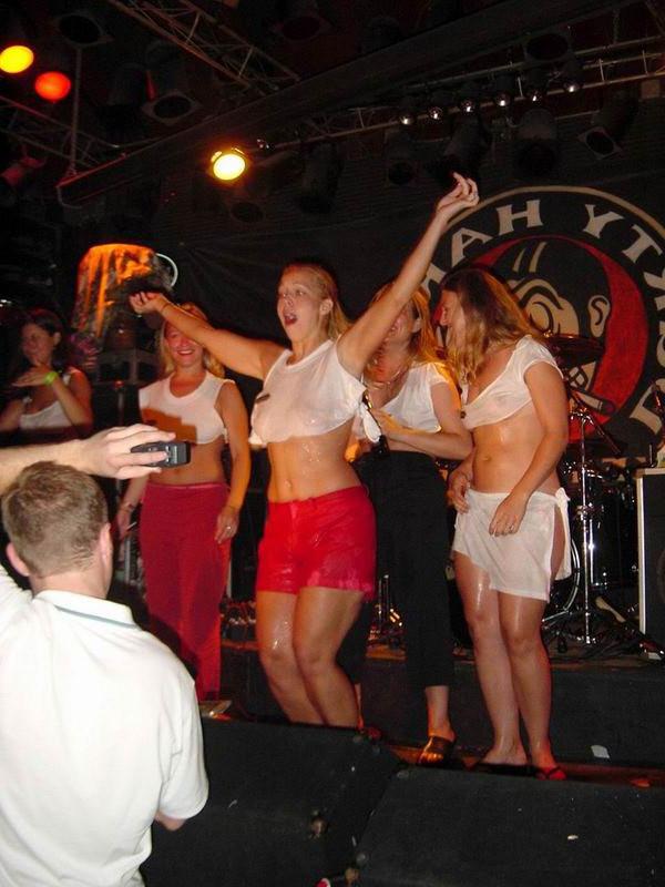 20P Drunk coeds showing boobs in public