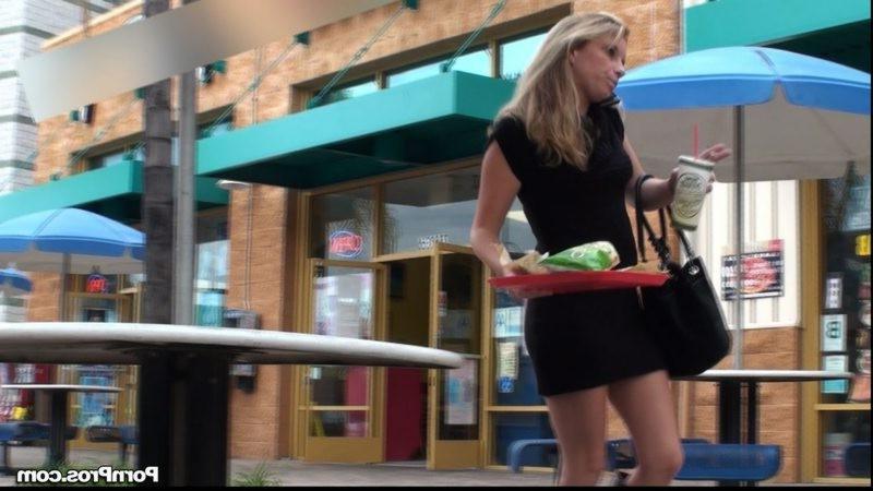 12P Guy stalking a babe in public and lifts her skirt