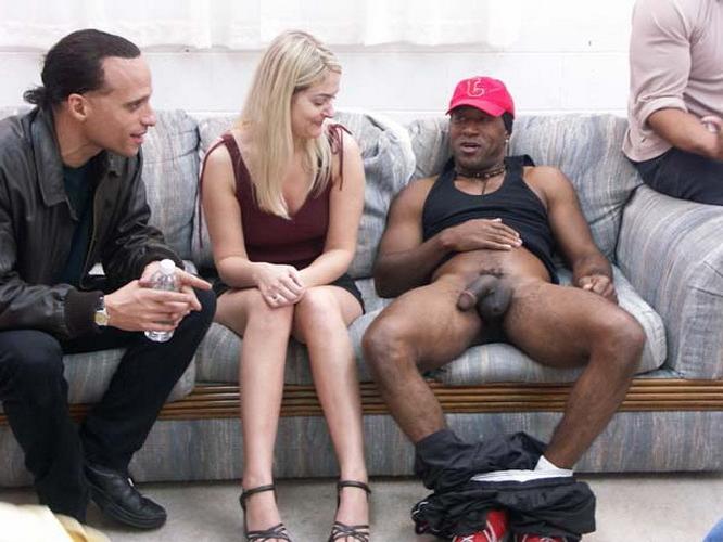 19P Nasty amateur lady takes on four hard black cocks