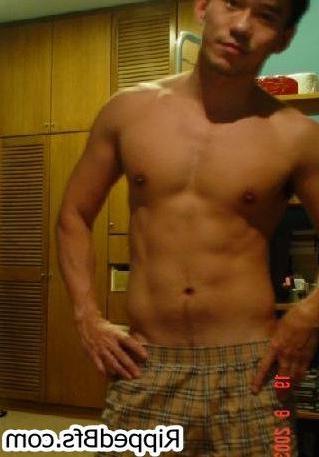 10P Topless dude with six pack abs is doing a sexy dance