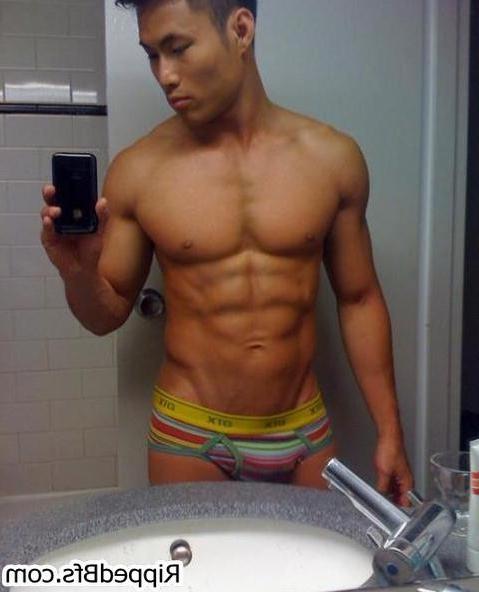 10P Topless dude with six pack abs is doing a sexy dance