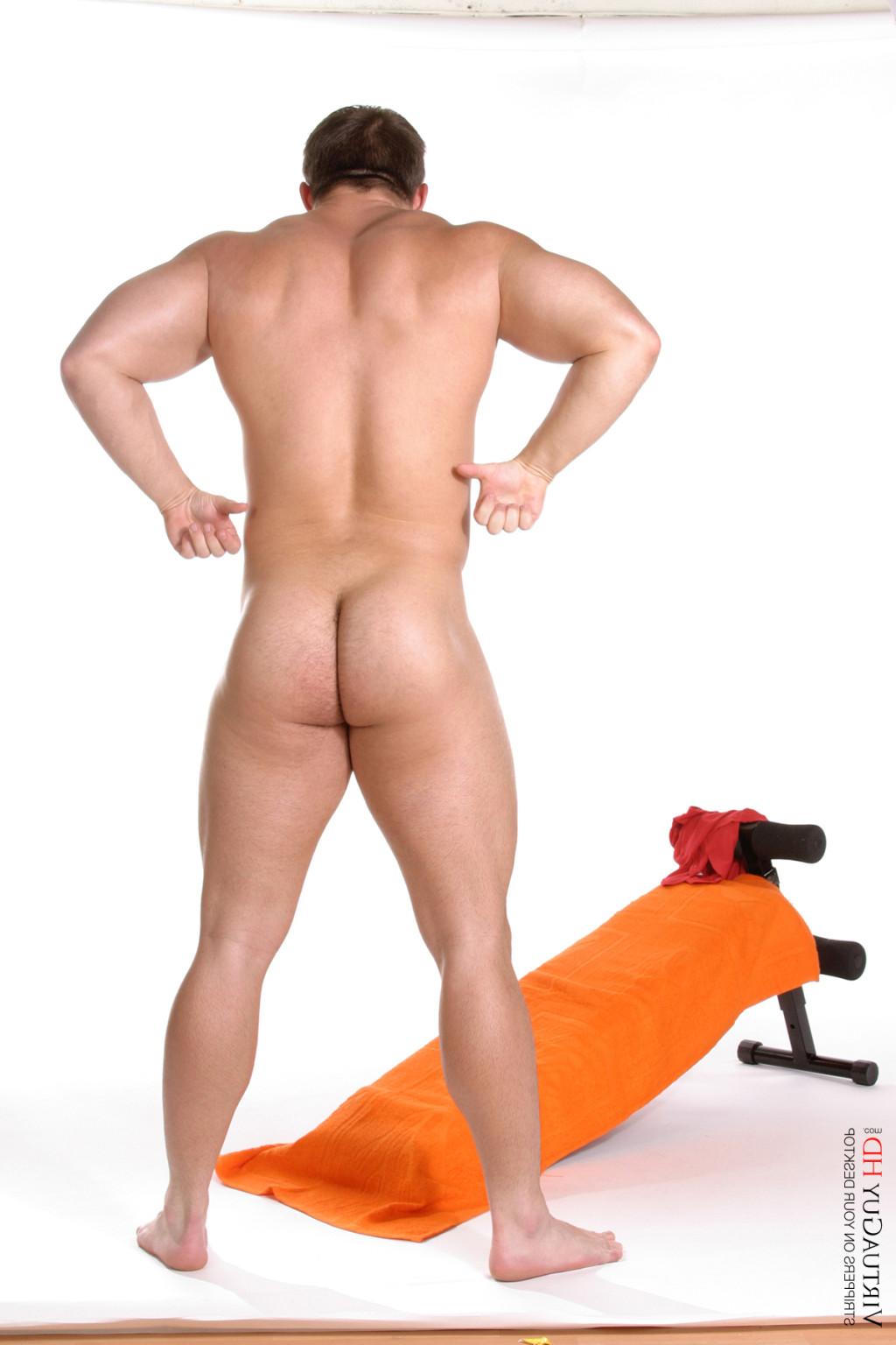 15P Handsome guy showing his muscles and dick