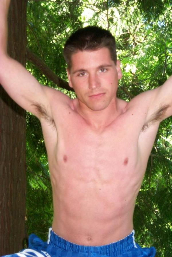 20P College jock outdoors