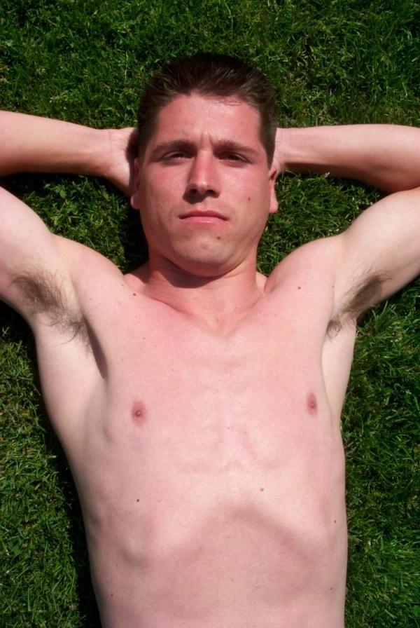 20P College jock outdoors