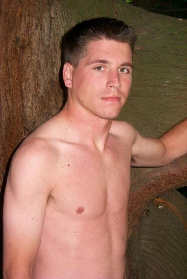 20P College jock outdoors